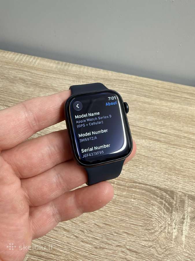 Apple Watch Series 9, 45mm (GPS+cellular) - nuotraukos Nr. 7