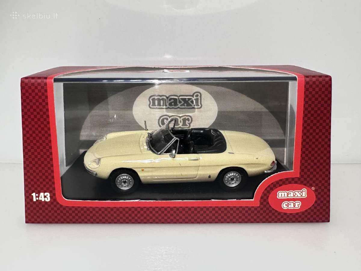 Alfa Romeo Spider Duetto 1600-1966 smėlio 1:43 - nuotraukos Nr. 2
