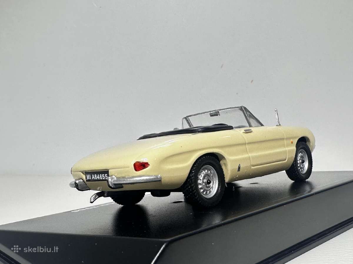 Alfa Romeo Spider Duetto 1600-1966 smėlio 1:43 - nuotraukos Nr. 6