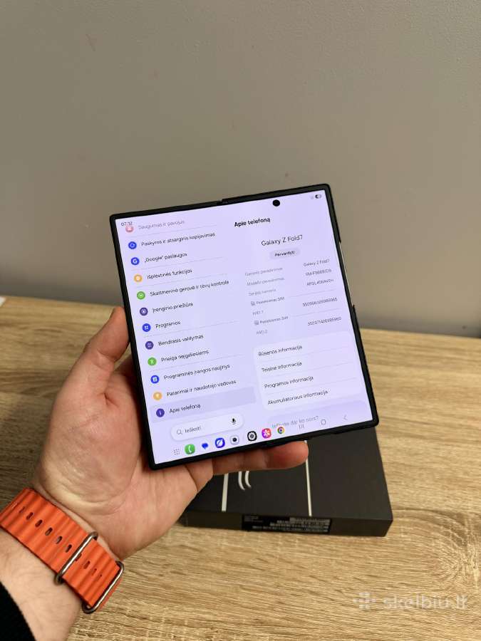 Samsung Galaxy Fold 7, 256gb Black - nuotraukos Nr. 9