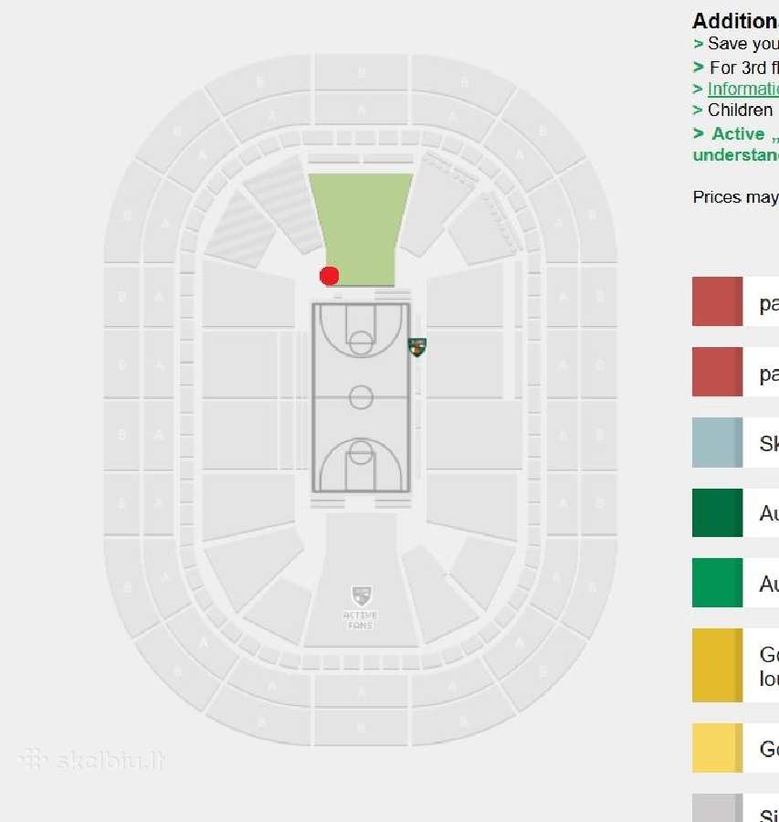 2 bilietai į Žalgiris-panathinaikos lapkričio 19 d - nuotraukos Nr. 2
