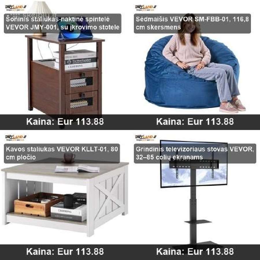 Svetainės baldai stilius ir Komfortas namans - nuotraukos Nr. 25