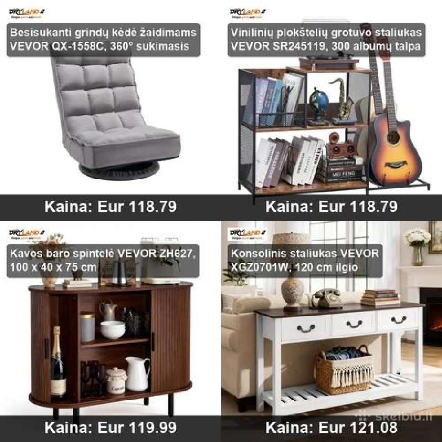 Svetainės baldai stilius ir Komfortas namans - nuotraukos Nr. 28
