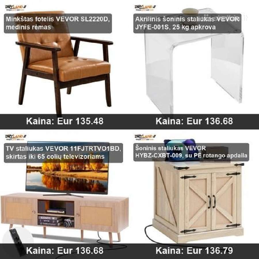 Svetainės baldai stilius ir Komfortas namans - nuotraukos Nr. 32