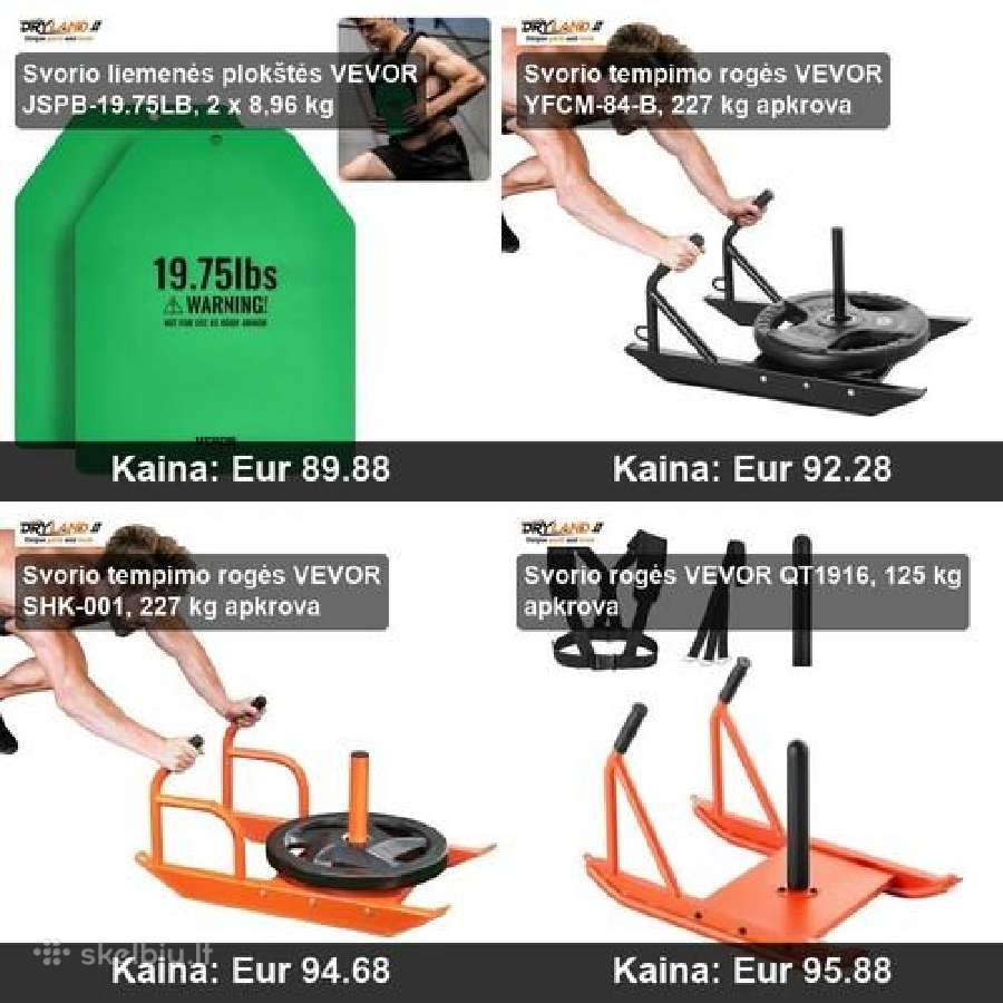 Jėgos treniruočių ir sunkumų kilnojimo įranga - nuotraukos Nr. 24