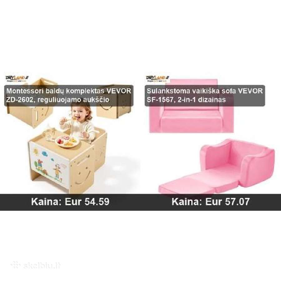 Vaikų baldai – komfortas, saugumas ir savarankišku - nuotraukos Nr. 3