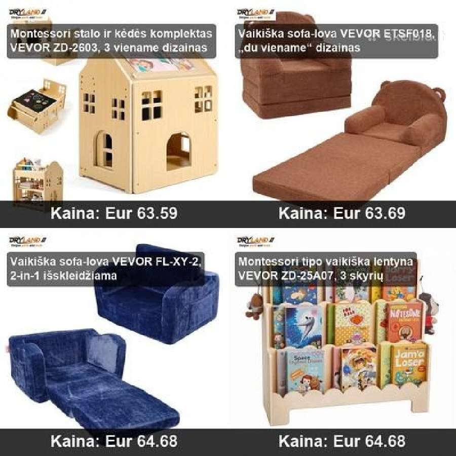 Vaikų baldai – komfortas, saugumas ir savarankišku - nuotraukos Nr. 9