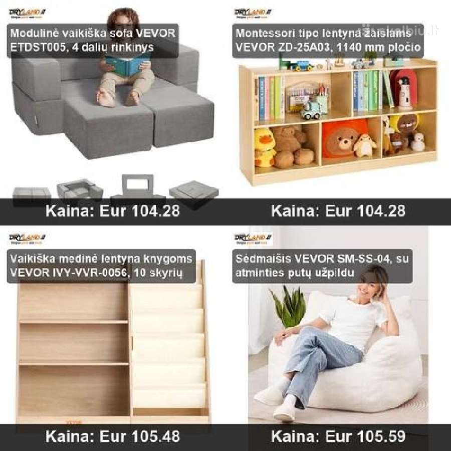 Vaikų baldai – komfortas, saugumas ir savarankišku - nuotraukos Nr. 19