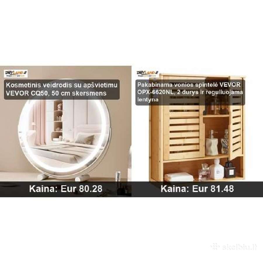 LED veidrodžiai ir vonios spintelės elegancija - nuotraukos Nr. 9