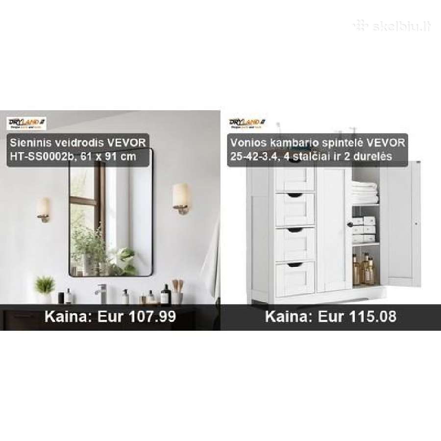 LED veidrodžiai ir vonios spintelės elegancija - nuotraukos Nr. 15