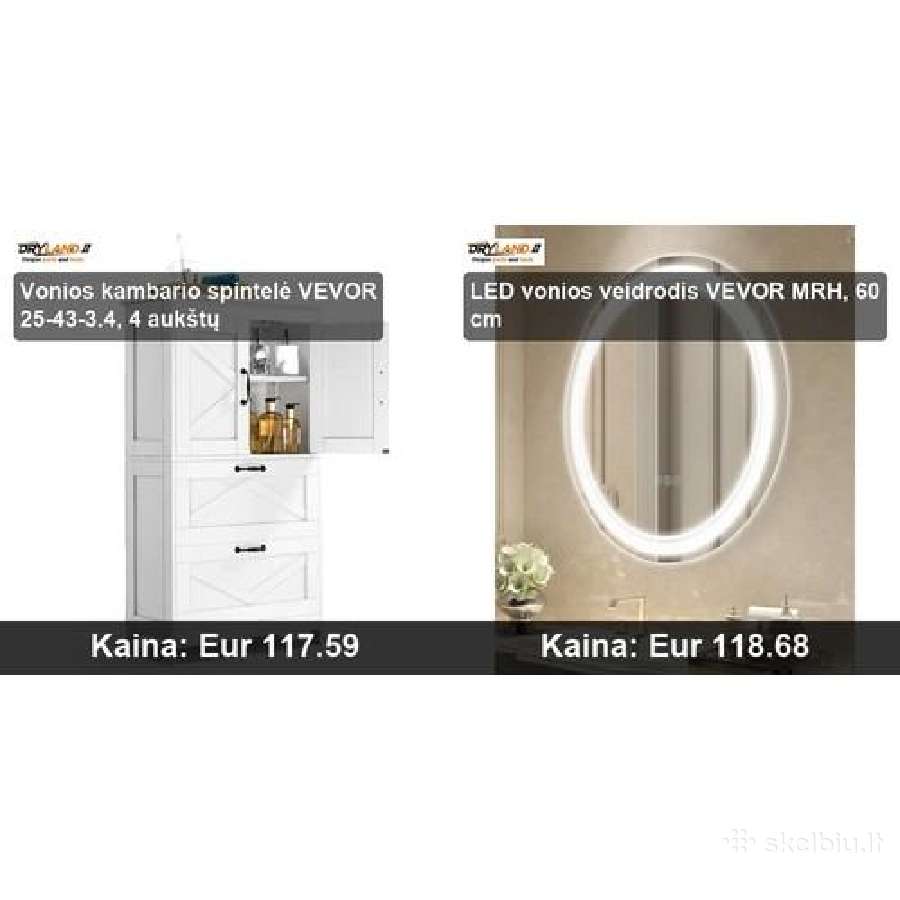 LED veidrodžiai ir vonios spintelės elegancija - nuotraukos Nr. 16