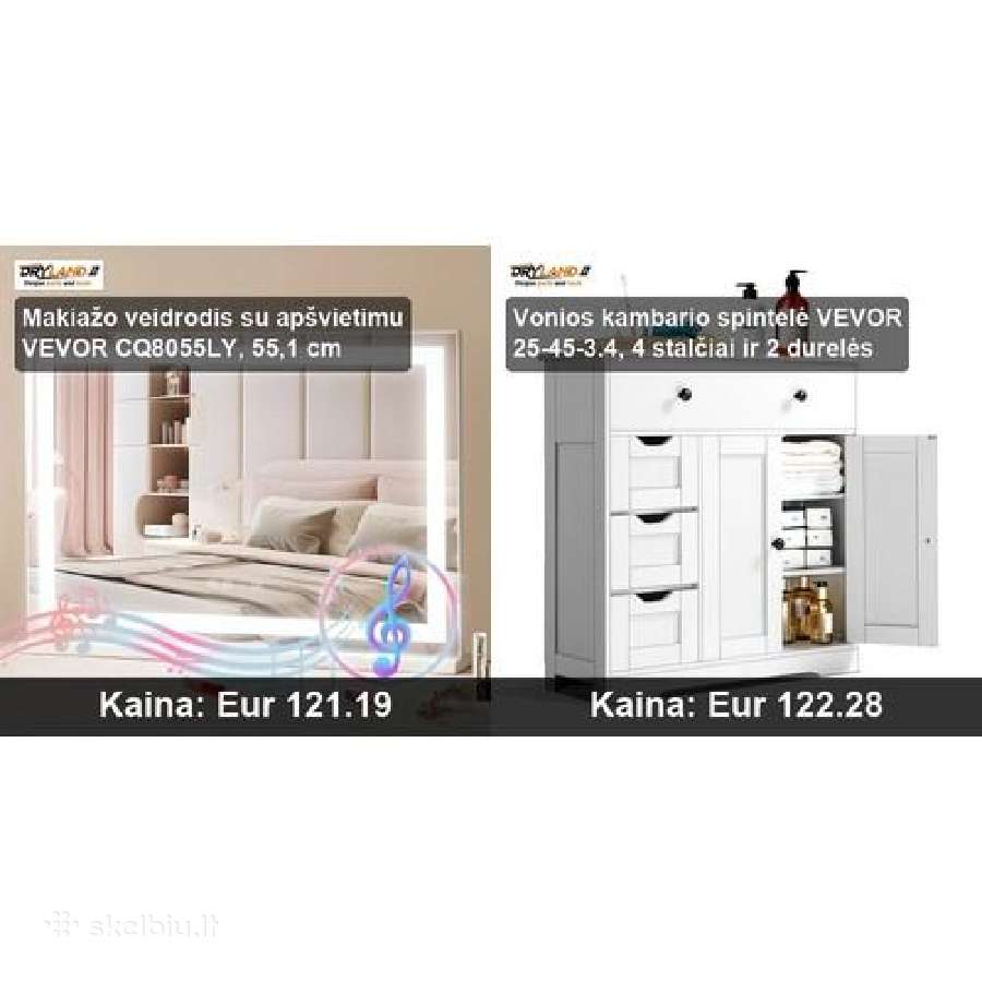 LED veidrodžiai ir vonios spintelės elegancija - nuotraukos Nr. 18