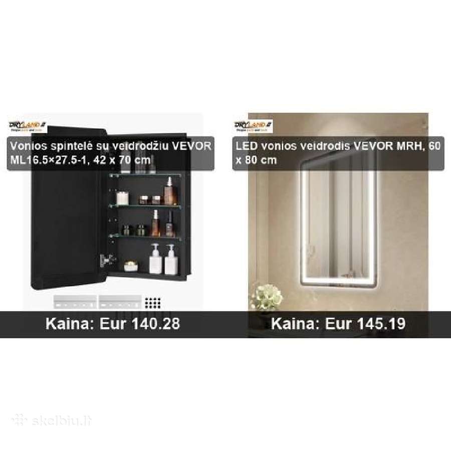 LED veidrodžiai ir vonios spintelės elegancija - nuotraukos Nr. 22