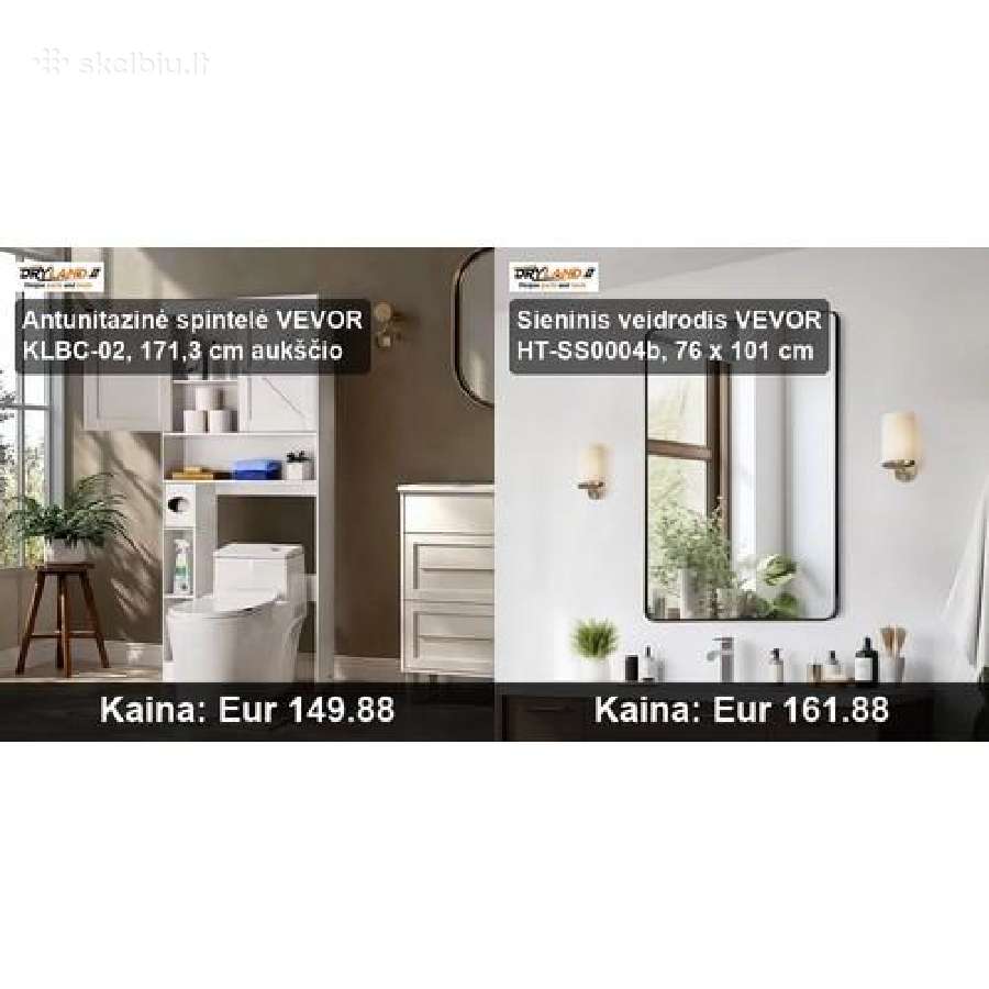 LED veidrodžiai ir vonios spintelės elegancija - nuotraukos Nr. 23