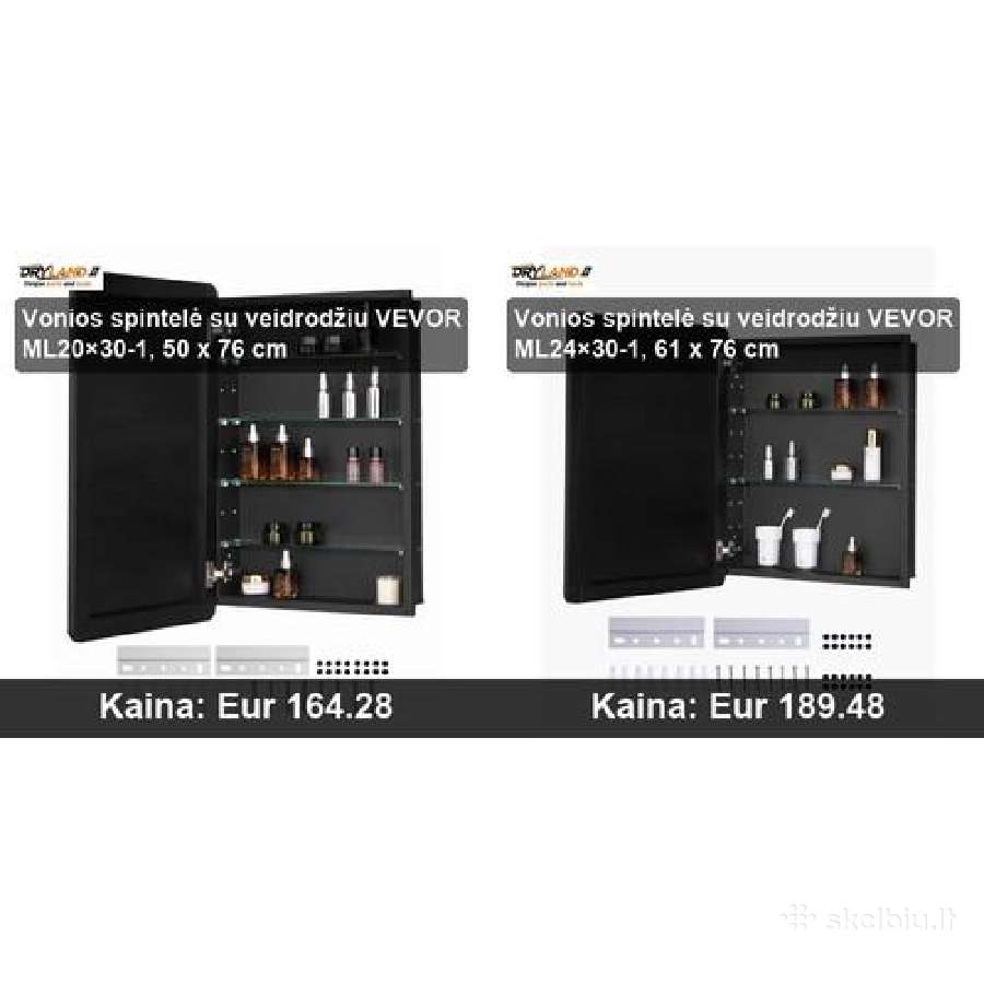 LED veidrodžiai ir vonios spintelės elegancija - nuotraukos Nr. 24