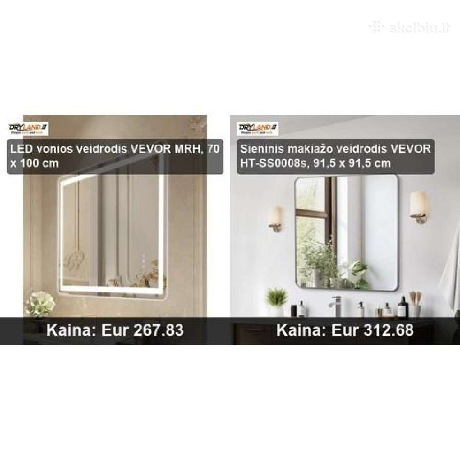 LED veidrodžiai ir vonios spintelės elegancija - nuotraukos Nr. 26