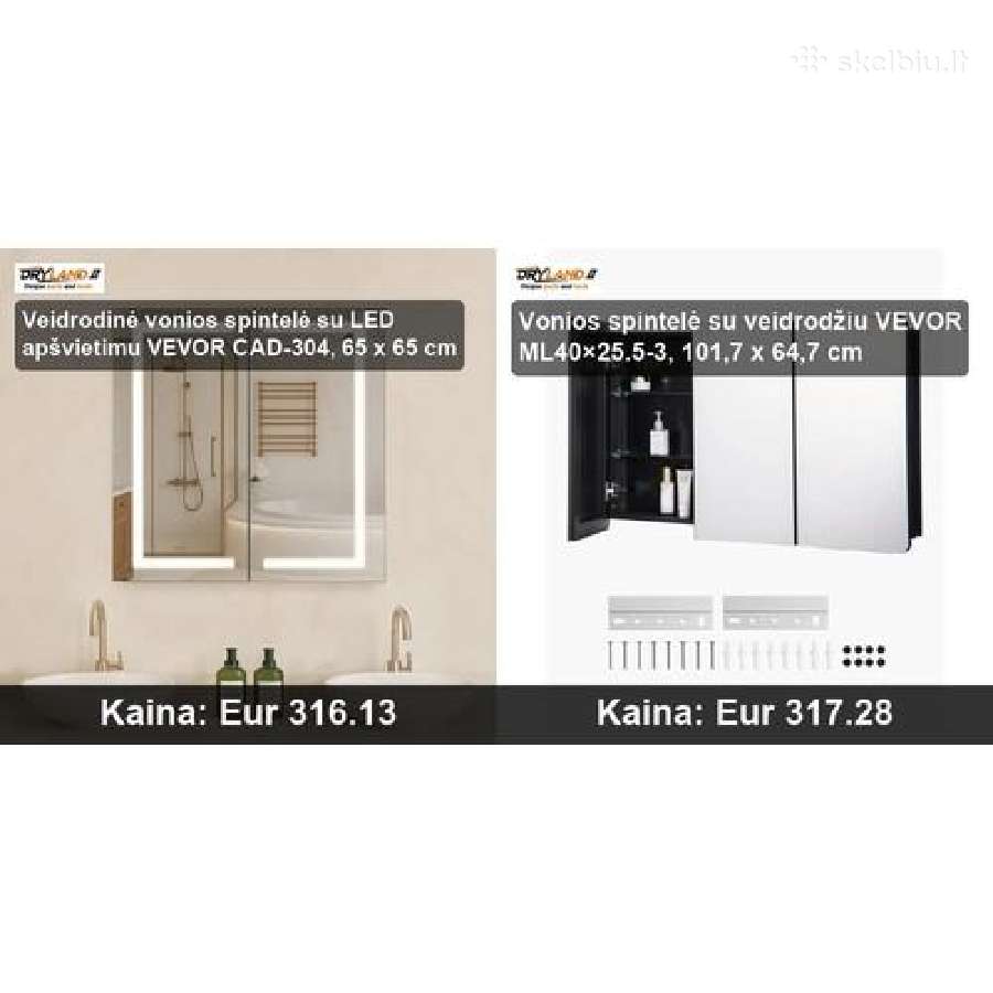 LED veidrodžiai ir vonios spintelės elegancija - nuotraukos Nr. 27