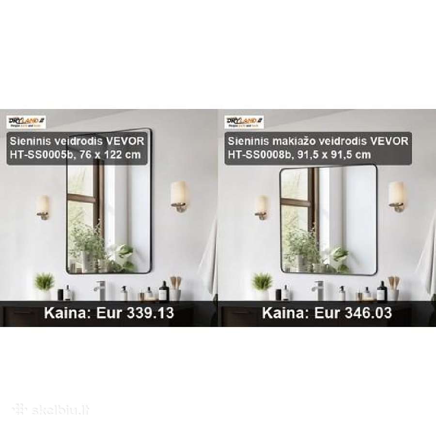 LED veidrodžiai ir vonios spintelės elegancija - nuotraukos Nr. 28
