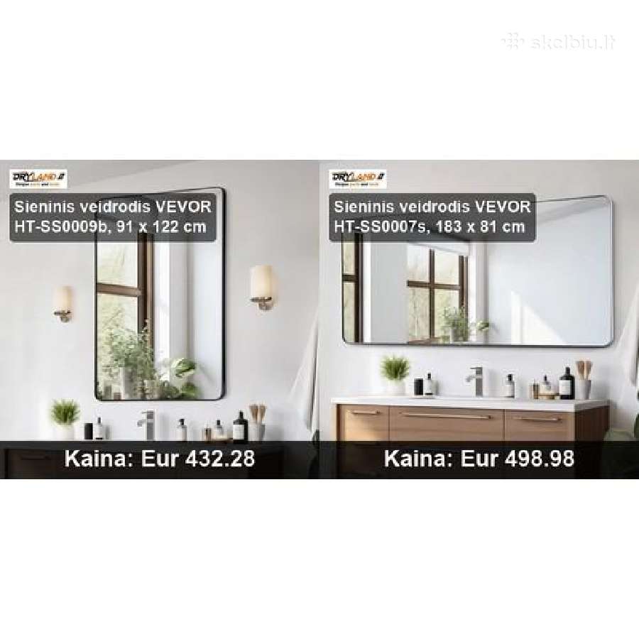 LED veidrodžiai ir vonios spintelės elegancija - nuotraukos Nr. 31