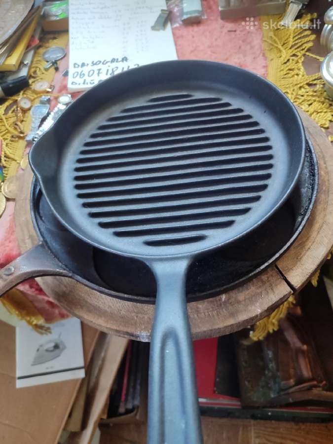 Vintažinės keptuvės - nuotraukos Nr. 5
