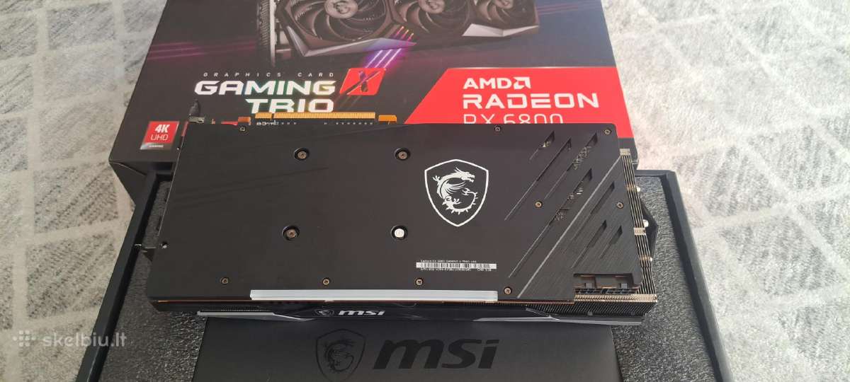Msi Radeon Rx 6800 Gaming X Trio 16gb - nuotraukos Nr. 7