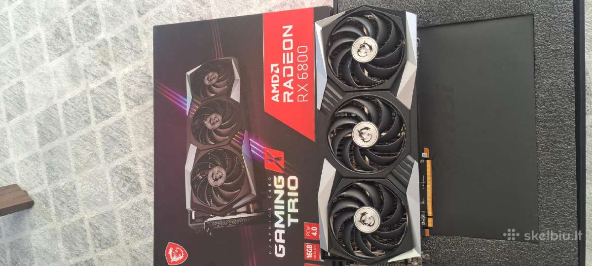 Msi Radeon Rx 6800 Gaming X Trio 16gb - nuotraukos Nr. 9