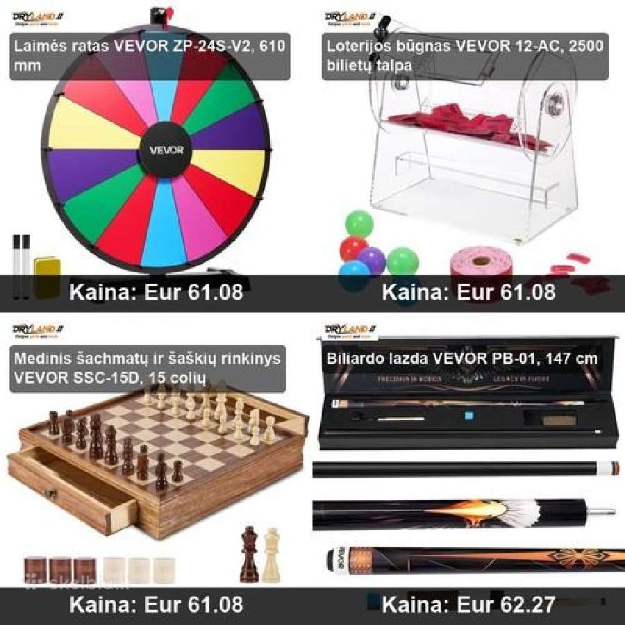 Vevor žaidimų įranga – pramogos visai šeimai! - nuotraukos Nr. 6