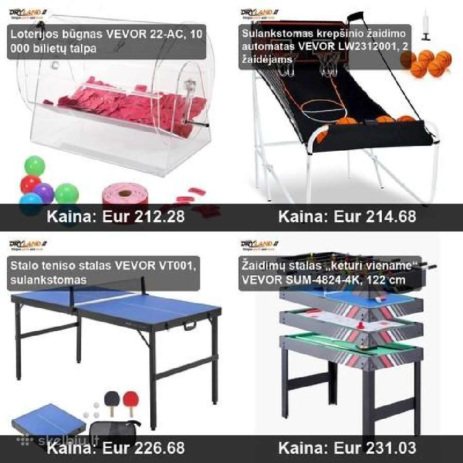 Vevor žaidimų įranga – pramogos visai šeimai! - nuotraukos Nr. 22