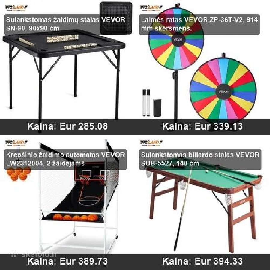 Vevor žaidimų įranga – pramogos visai šeimai! - nuotraukos Nr. 24