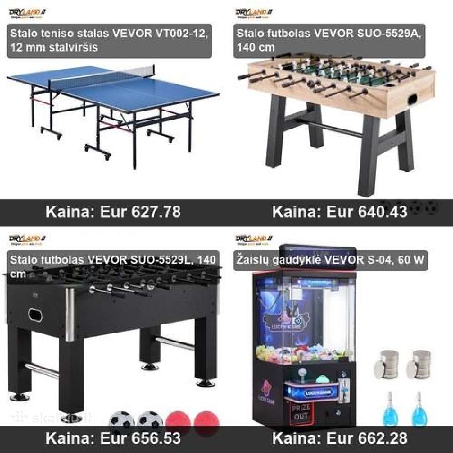 Vevor žaidimų įranga – pramogos visai šeimai! - nuotraukos Nr. 28