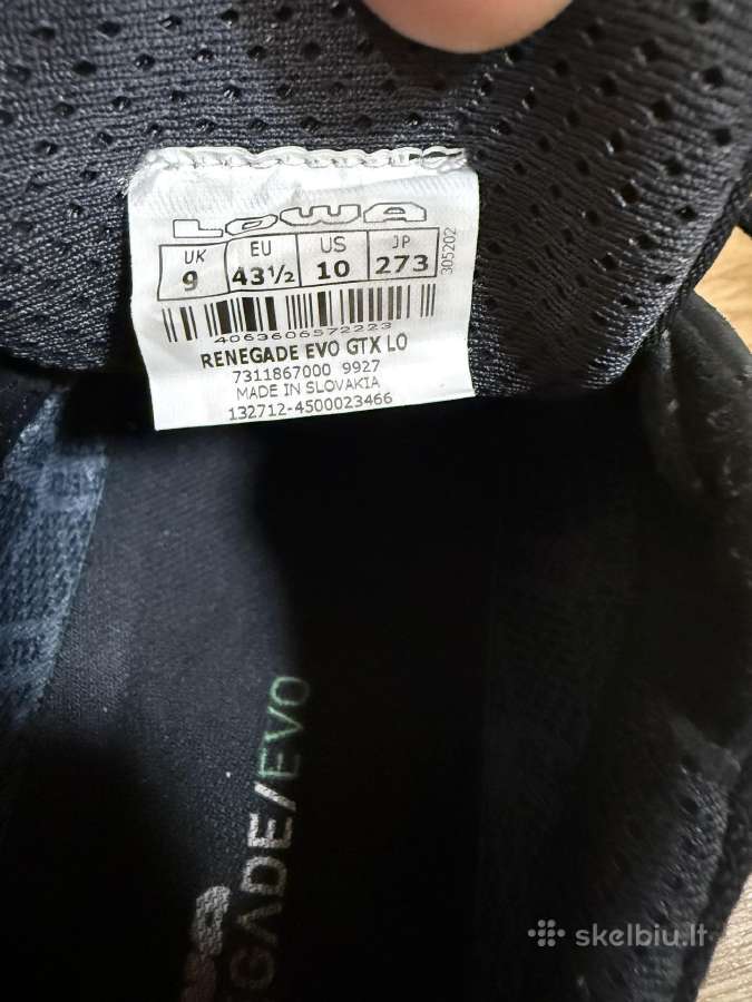 Lowa Renagade EVO Gore -Tex žygių turistinai batai - nuotraukos Nr. 5