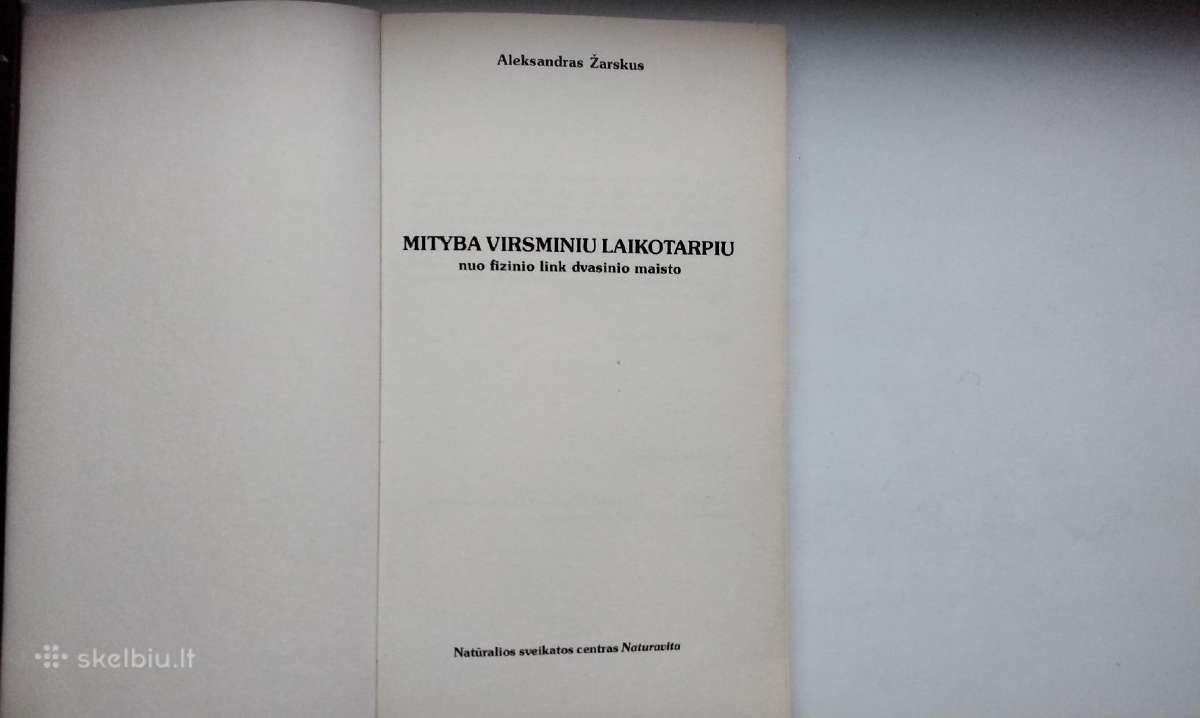 A. Žarskus. Mityba virsminiu laikotarpiu - nuotraukos Nr. 2
