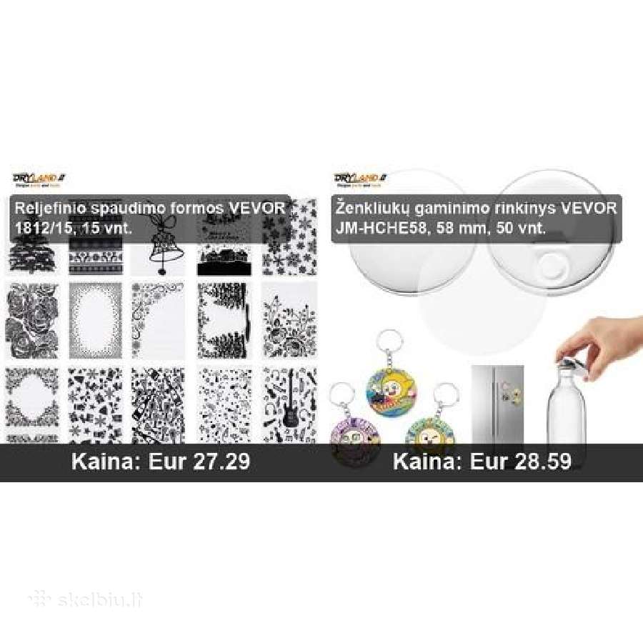 Vevor – kūrybiškumo įrankiai, ženkliukų aparatas - nuotraukos Nr. 8