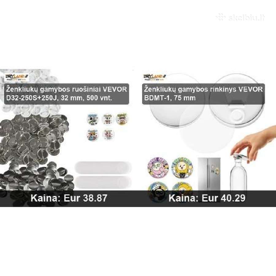 Vevor – kūrybiškumo įrankiai, ženkliukų aparatas - nuotraukos Nr. 11