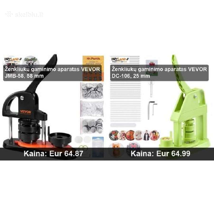 Vevor – kūrybiškumo įrankiai, ženkliukų aparatas - nuotraukos Nr. 17