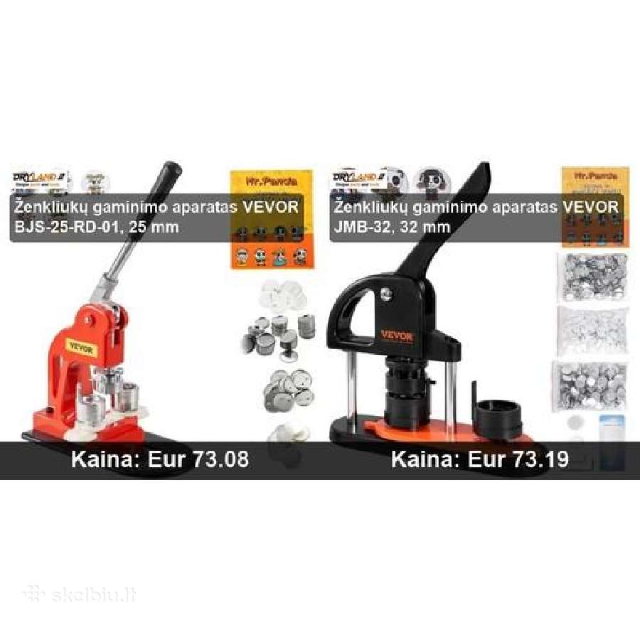 Vevor – kūrybiškumo įrankiai, ženkliukų aparatas - nuotraukos Nr. 19