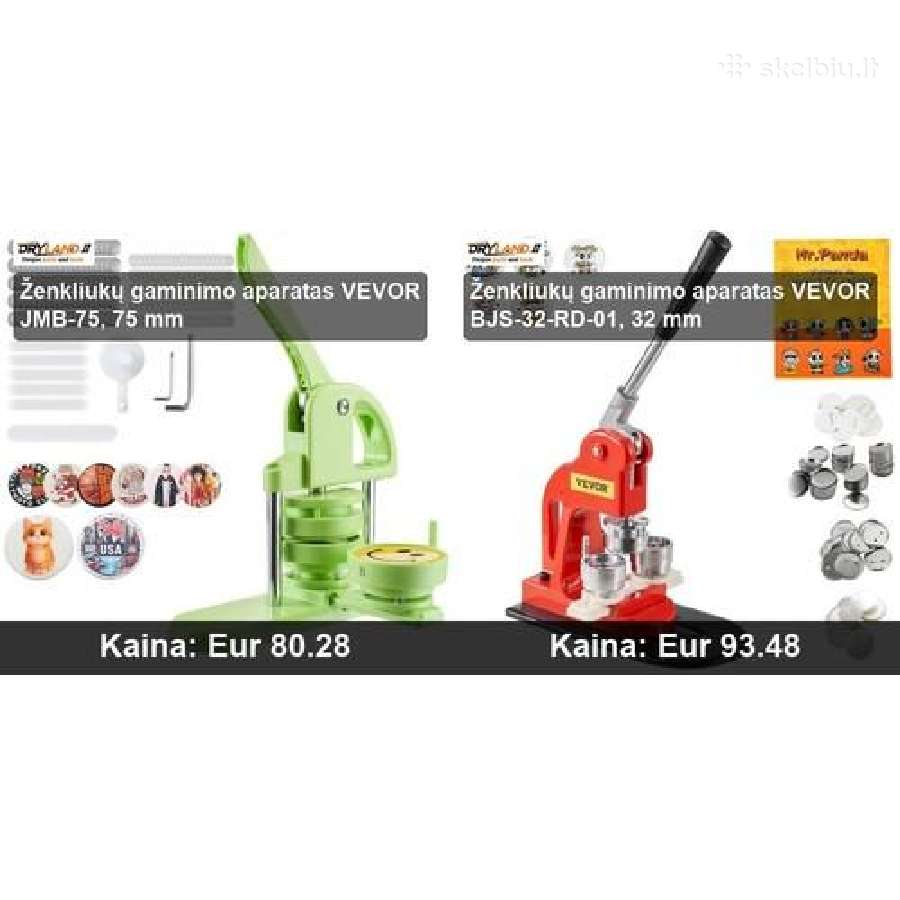 Vevor – kūrybiškumo įrankiai, ženkliukų aparatas - nuotraukos Nr. 22