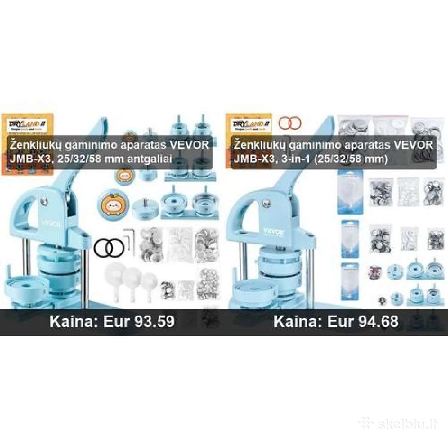 Vevor – kūrybiškumo įrankiai, ženkliukų aparatas - nuotraukos Nr. 23