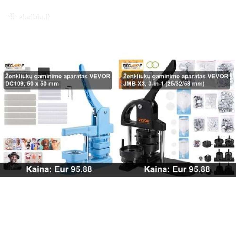 Vevor – kūrybiškumo įrankiai, ženkliukų aparatas - nuotraukos Nr. 24