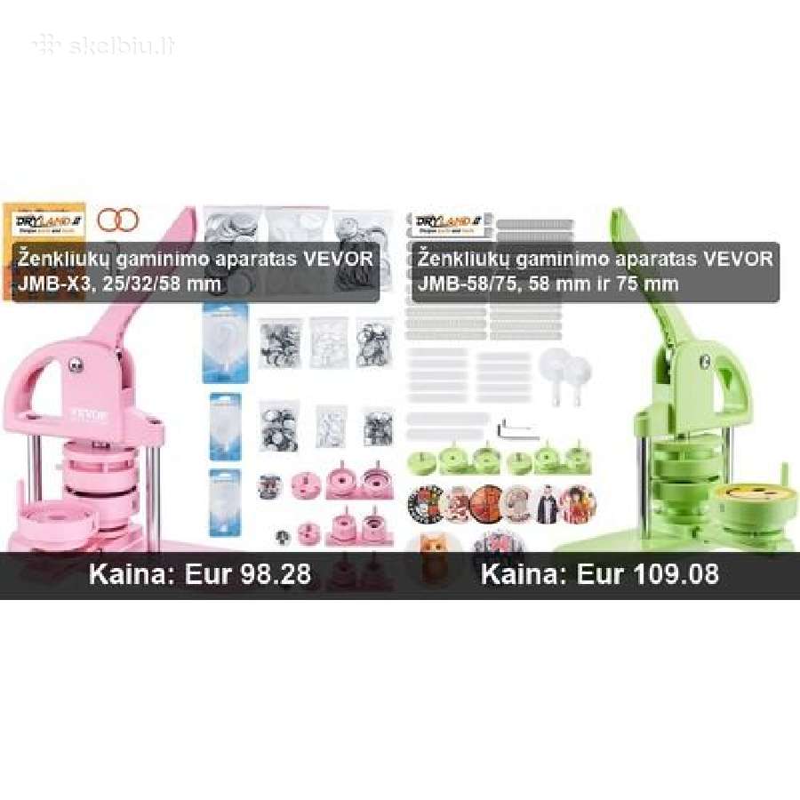 Vevor – kūrybiškumo įrankiai, ženkliukų aparatas - nuotraukos Nr. 26