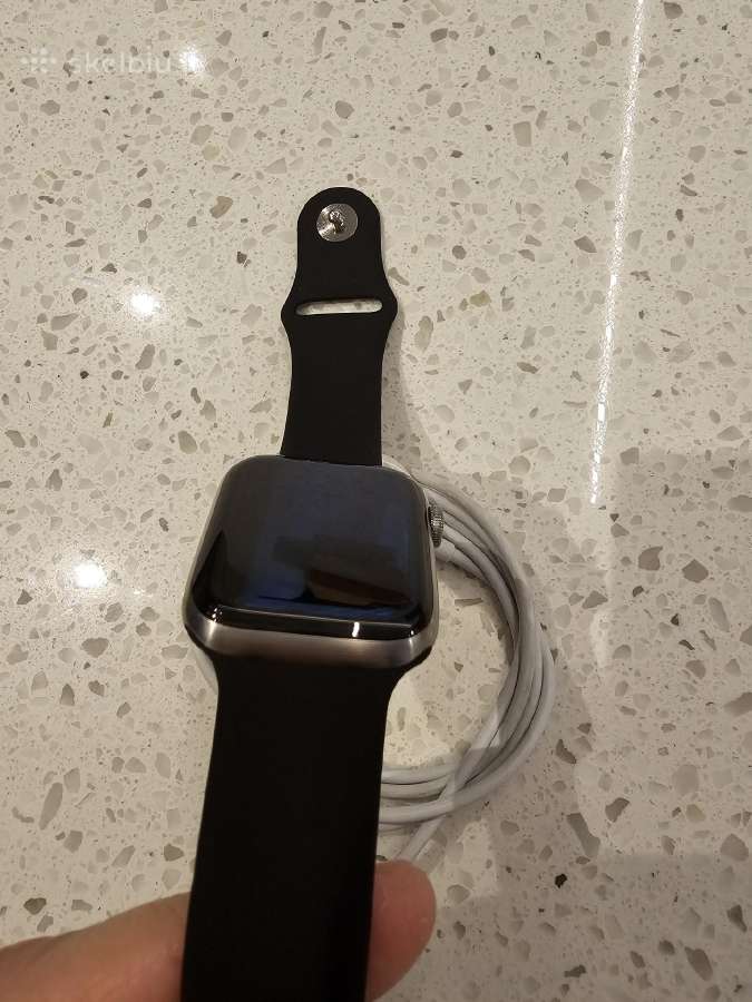 Apple watch 6 44mm lte titanium 100% - nuotraukos Nr. 3