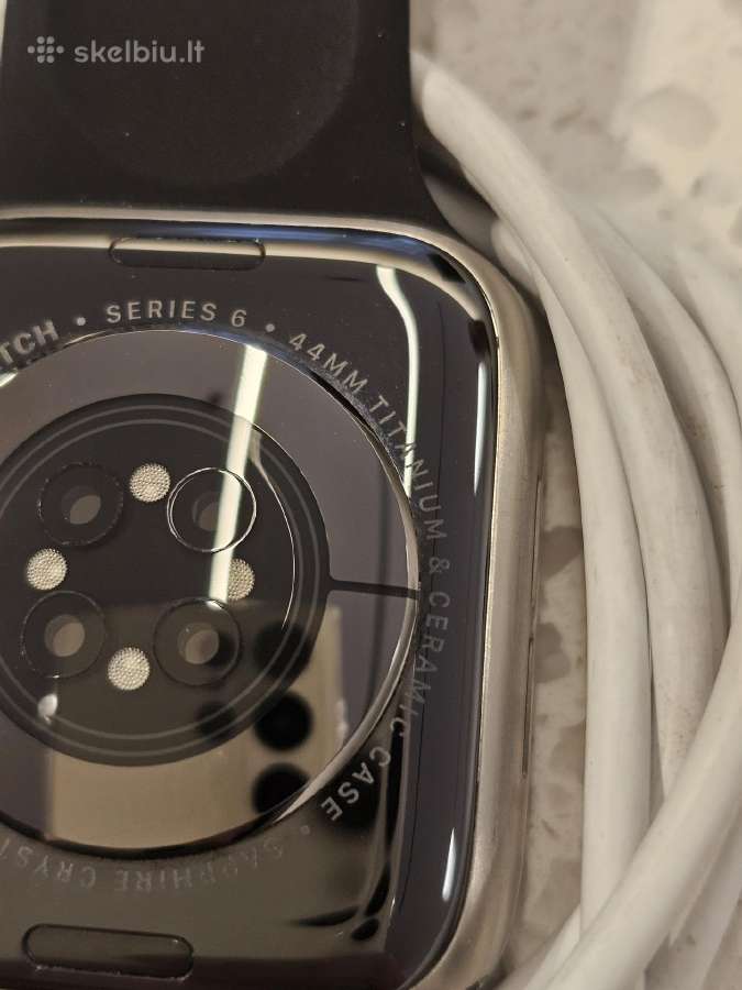 Apple watch 6 44mm lte titanium 100% - nuotraukos Nr. 8