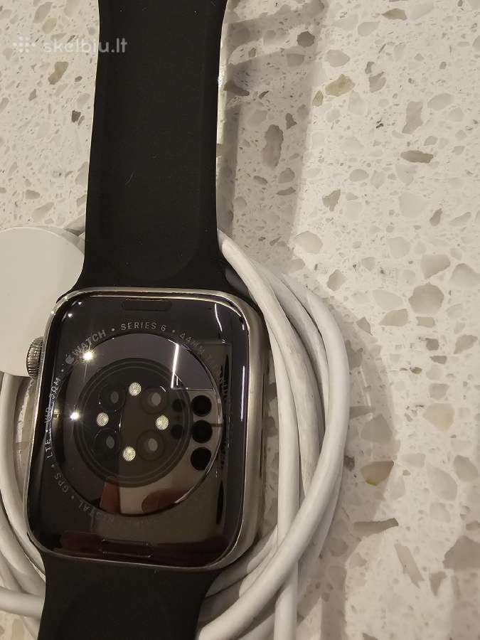 Apple watch 6 44mm lte titanium 100% - nuotraukos Nr. 9