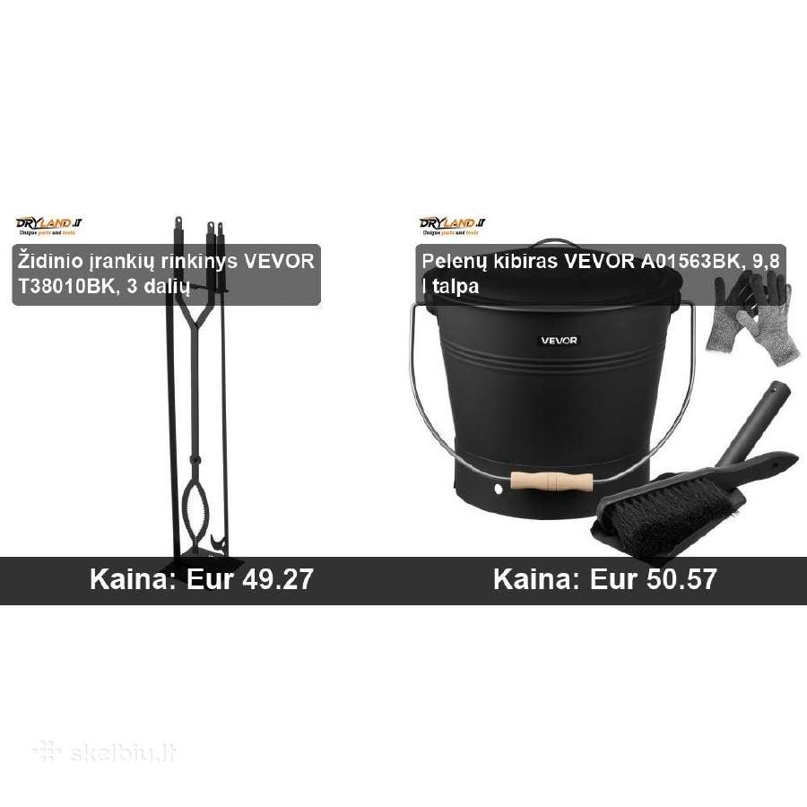 Vevor kaminų priežiūros ir židinio aksesuarai - nuotraukos Nr. 6