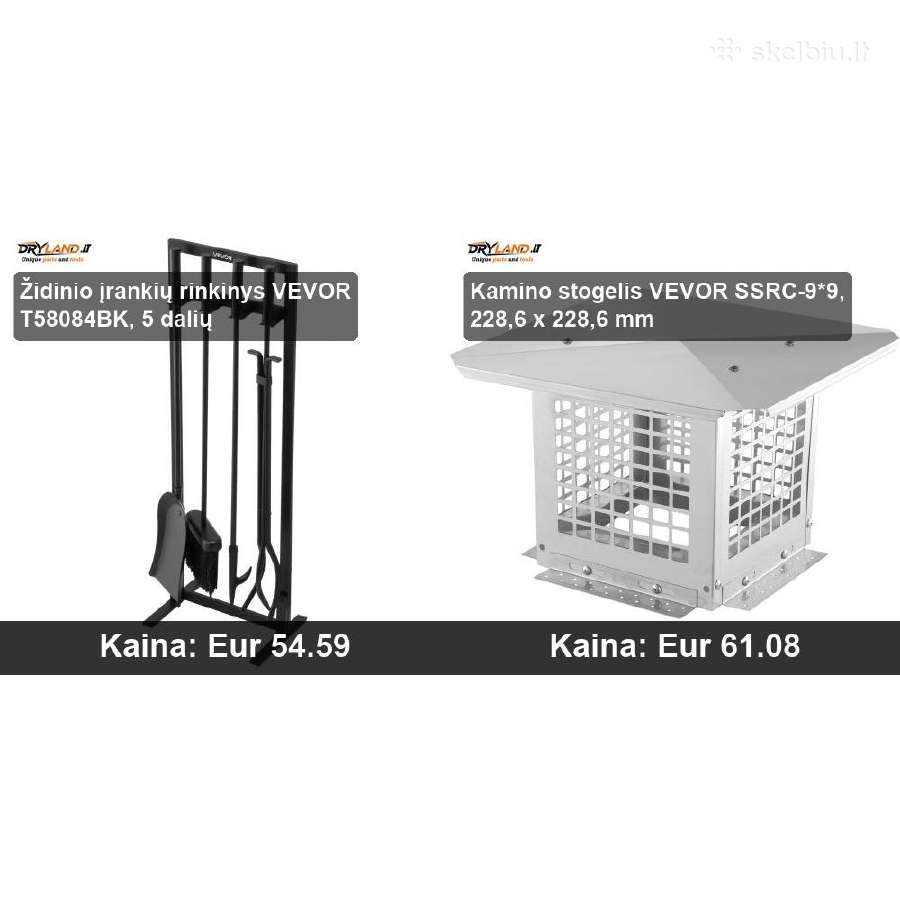 Vevor kaminų priežiūros ir židinio aksesuarai - nuotraukos Nr. 9
