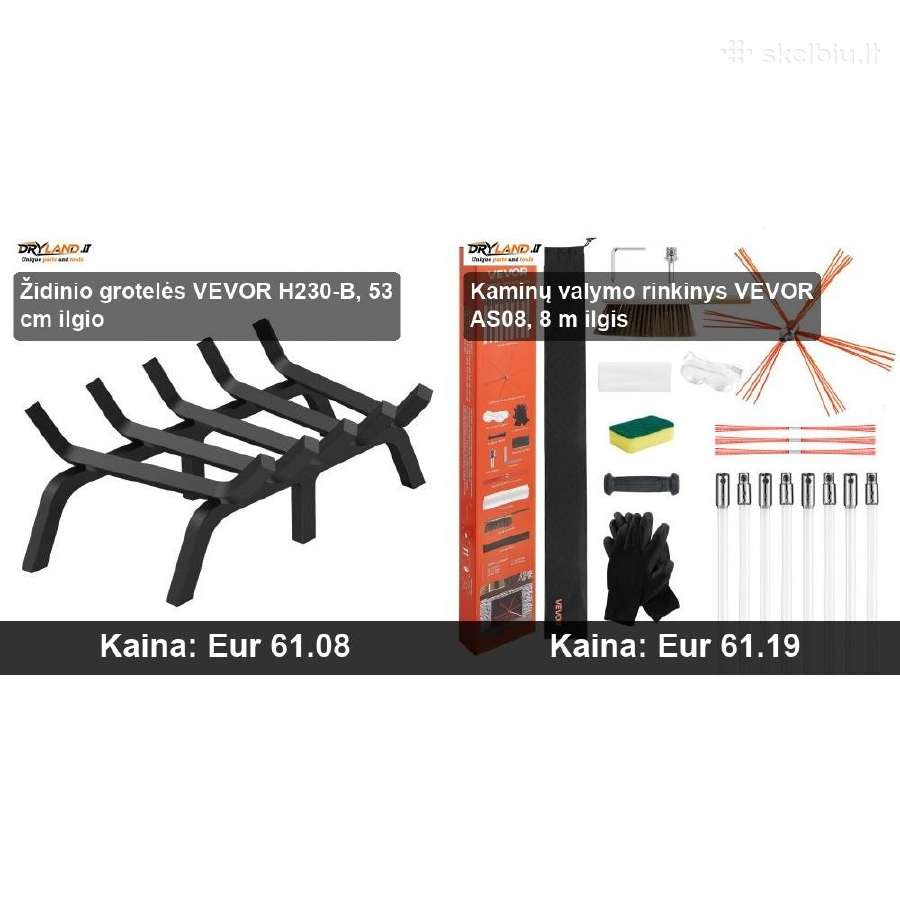 Vevor kaminų priežiūros ir židinio aksesuarai - nuotraukos Nr. 10