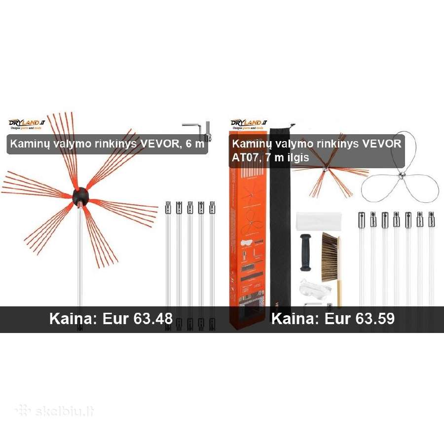 Vevor kaminų priežiūros ir židinio aksesuarai - nuotraukos Nr. 12