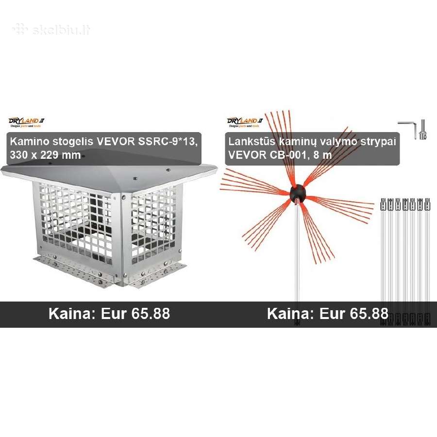 Vevor kaminų priežiūros ir židinio aksesuarai - nuotraukos Nr. 14