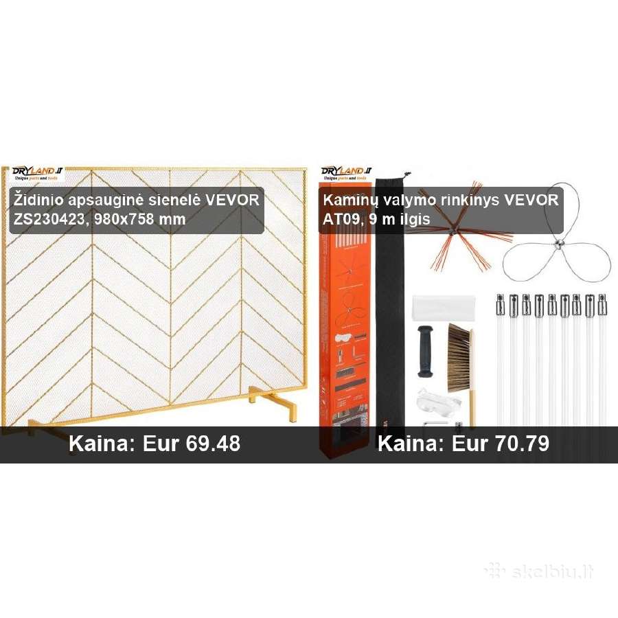 Vevor kaminų priežiūros ir židinio aksesuarai - nuotraukos Nr. 17