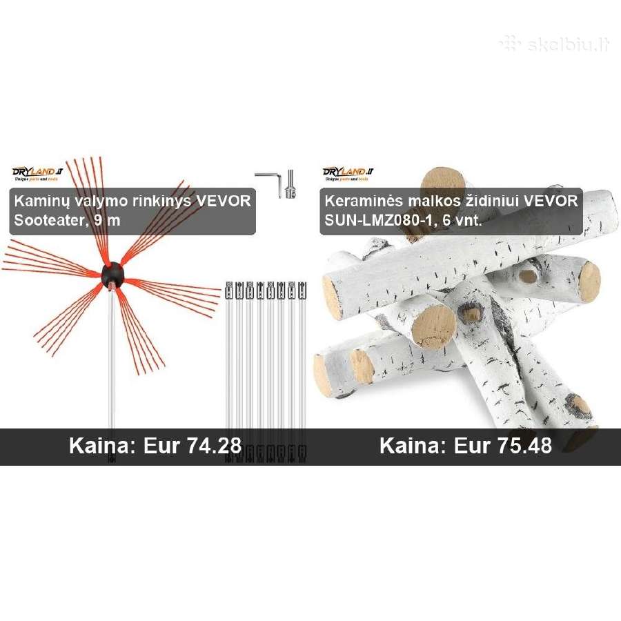 Vevor kaminų priežiūros ir židinio aksesuarai - nuotraukos Nr. 19